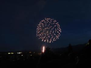Leadville's 4th of July fireworks.